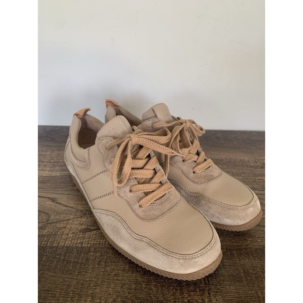 Paul Green Chantel Women's Size 8 US Almond Leather Sneakers NWOB